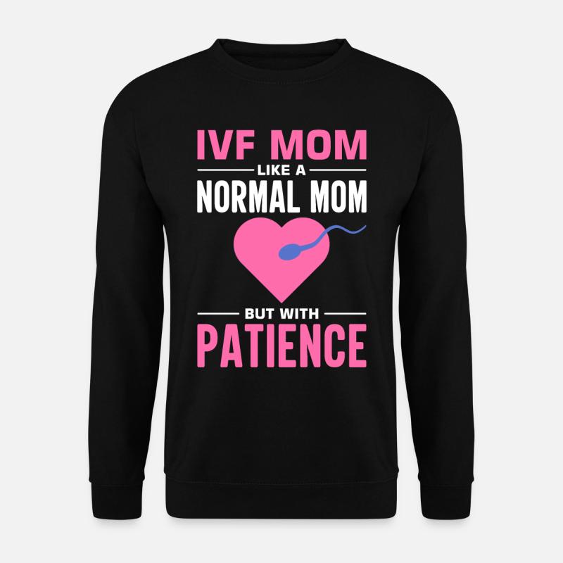 Vitro Fertilization IVF - Unisex Sweatshirt - black