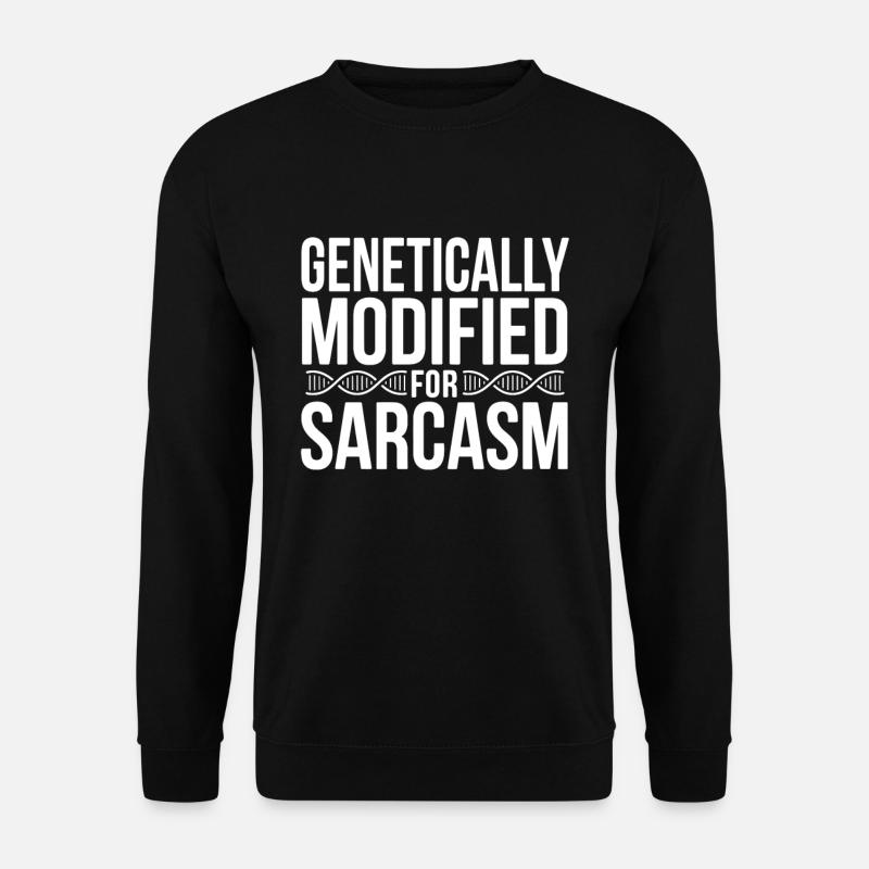 Sarcasm Genes DNA Genetics - Unisex Sweatshirt - black