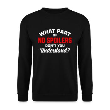 Film Kino Filmfan Filmnerd Cineast - Unisex Pullover - Schwarz - Vorne - Alina (178cm) & Michal (187cm)