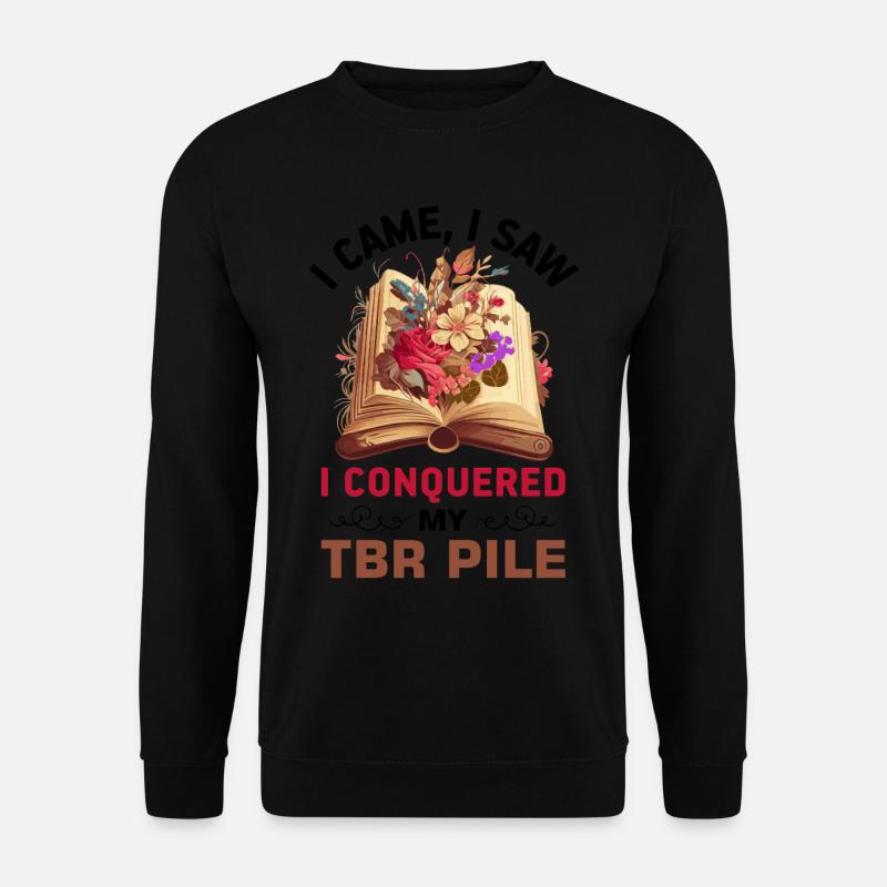 Lesedrache Booktok Buchliebhaber Buchdrache - Unisex Pullover - Schwarz