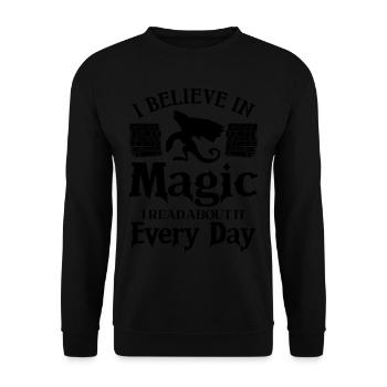 Lesedrache Booktok Buchliebhaber Buchdrache - Unisex Pullover - Schwarz - Vorne - Alina (178cm) & Michal (187cm)