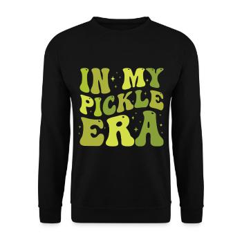 Cornichon à l’aneth Je suis l’un des cornichons - Sweat-shirt Unisexe - noir - Devant - Alina (178cm) & Michal (187cm)