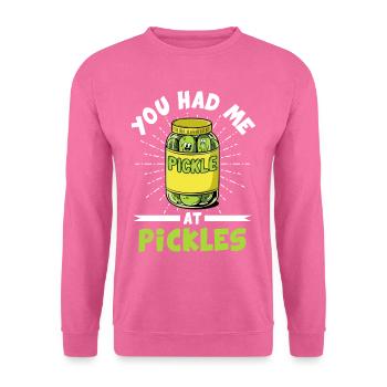 Gewürzgurke Essiggurke - Unisex Pullover - Pink - Vorne