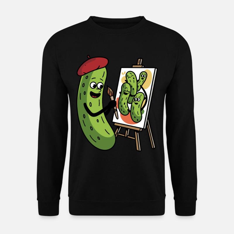 Cornichon Cornichon Cornichon - Sweat-shirt Unisexe - noir