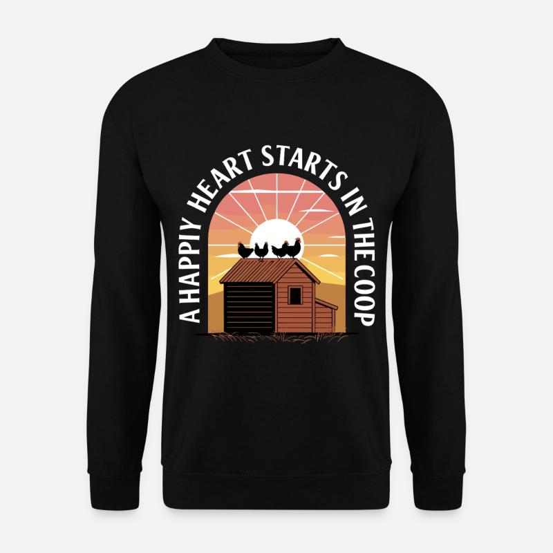Chicken Chickens - Unisex Sweatshirt - black