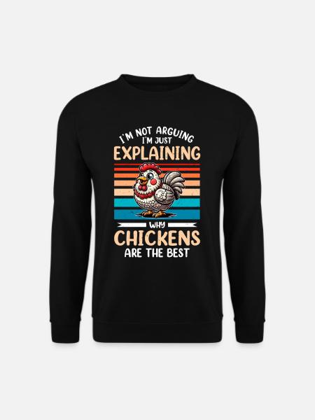 Chicken Chickens - Unisex Sweatshirt - black