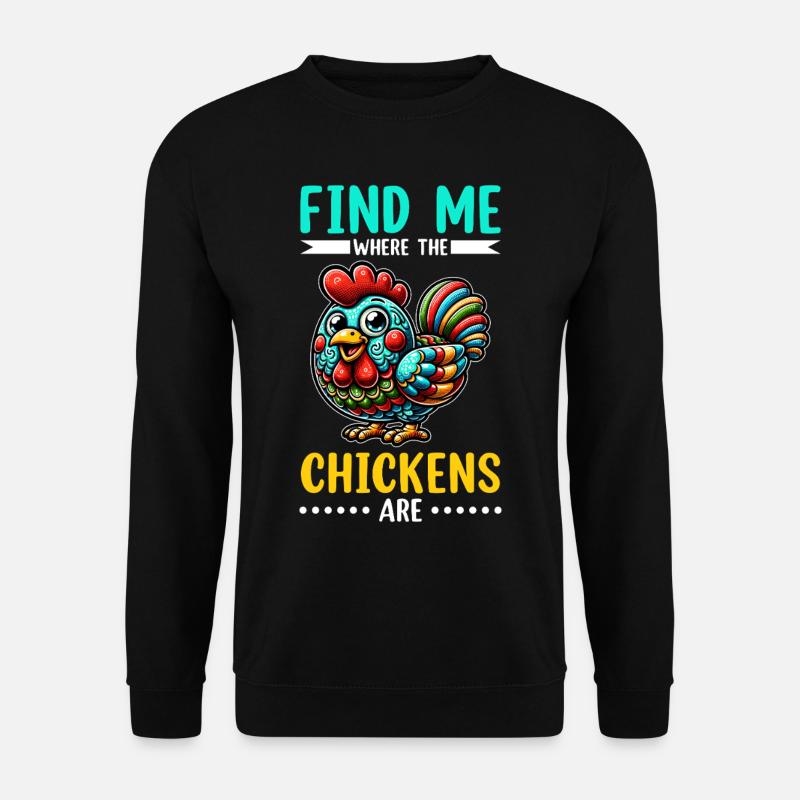 Poulets Poulets - Sweat-shirt Unisexe - noir