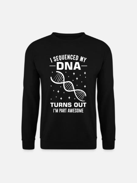 Test ADN génétique Crispr Microbiology - Sweat-shirt Unisexe - noir