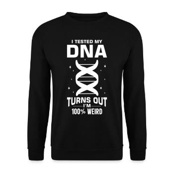 Test ADN génétique Crispr Microbiology - Sweat-shirt Unisexe - noir - Devant - Alina (178cm) & Michal (187cm)