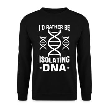Test ADN génétique Crispr Microbiology - Sweat-shirt Unisexe - noir - Devant - Alina (178cm) & Michal (187cm)