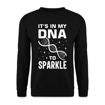 Test ADN génétique Crispr Microbiology - Sweat-shirt Unisexe - noir - Devant - Alina (178cm) & Michal (187cm)
