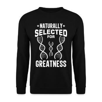 Test ADN génétique Crispr Microbiology - Sweat-shirt Unisexe - noir - Devant - Alina (178cm) & Michal (187cm)