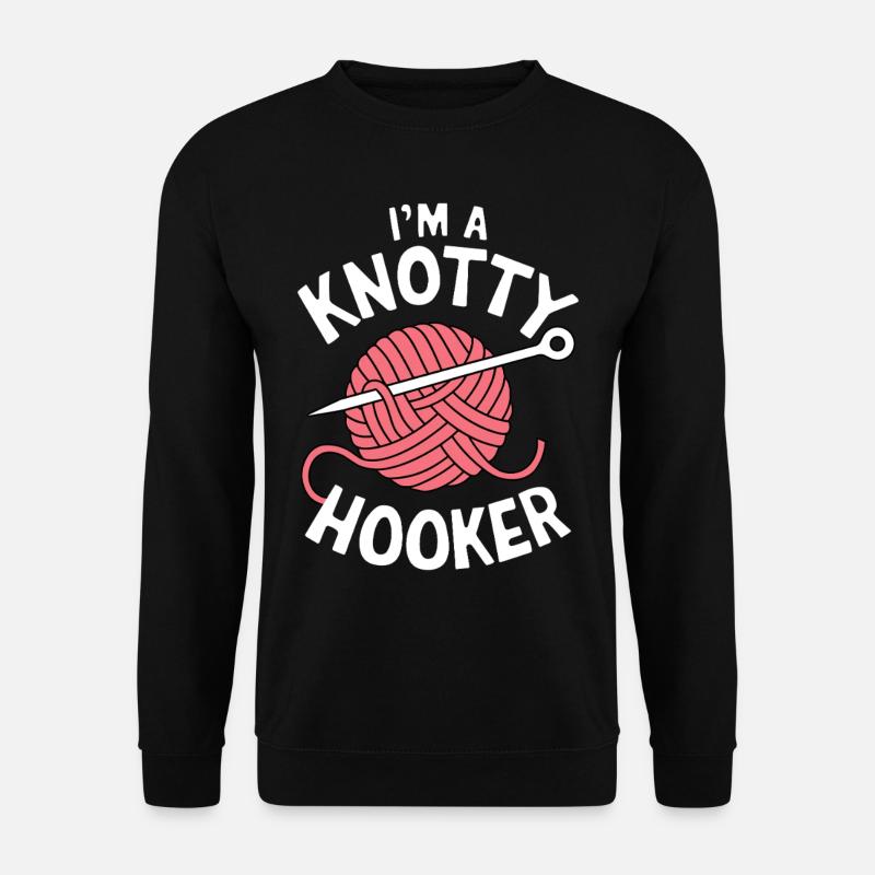Häkeln - Unisex Pullover - Schwarz
