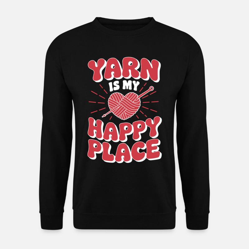 Crochet - Unisex Sweatshirt - black