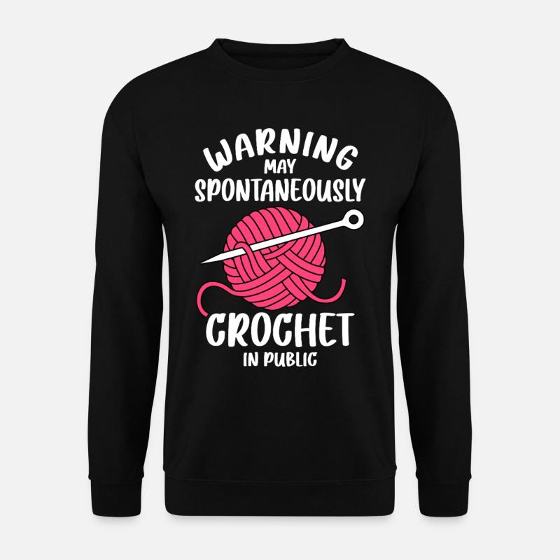 Häkeln - Unisex Pullover - Schwarz