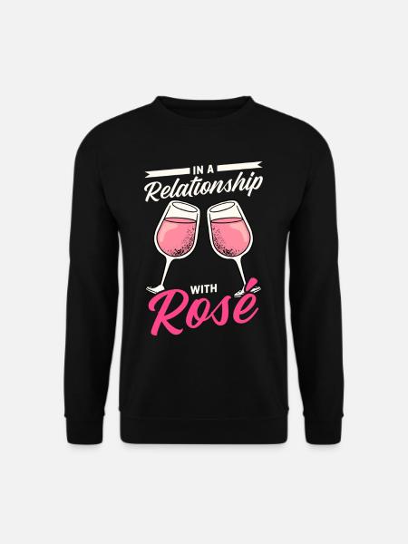 Wine Rosé - Unisex Sweatshirt - black