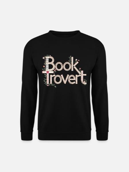 Booktrovert Book Reading - Unisex Sweatshirt - black