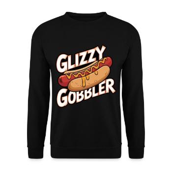 Hot-dog - Sweat-shirt Unisexe - noir - Devant - Alina (178cm) & Michal (187cm)