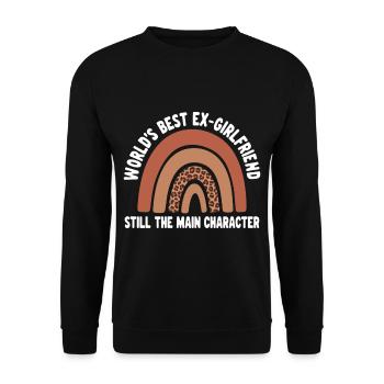The best ex-girlfriend in the world - Unisex Sweatshirt - black - Front - Alina (178cm) & Michal (187cm)