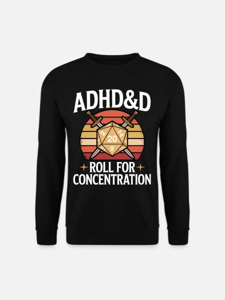 Adhd RPG - Unisex Sweatshirt - black