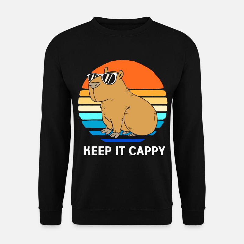 Capybara Capibara - Unisex Sweatshirt - black