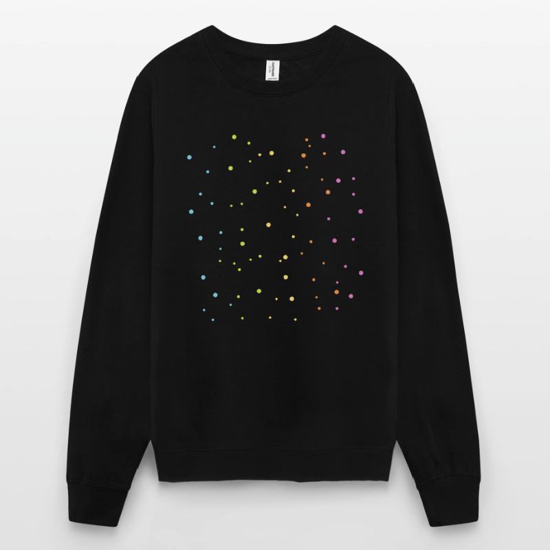 Rainbow dots pattern gift idea Unisex Sweatshirt