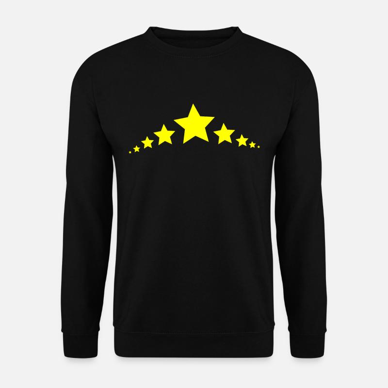 Yellow star gift - Unisex Sweatshirt - black