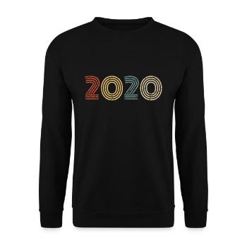 2020 gift - Unisex Sweatshirt - black - Front - Alina (178cm) & Michal (187cm)