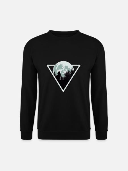 Wolf Moon Anheulen Gift - Unisex Sweatshirt - black