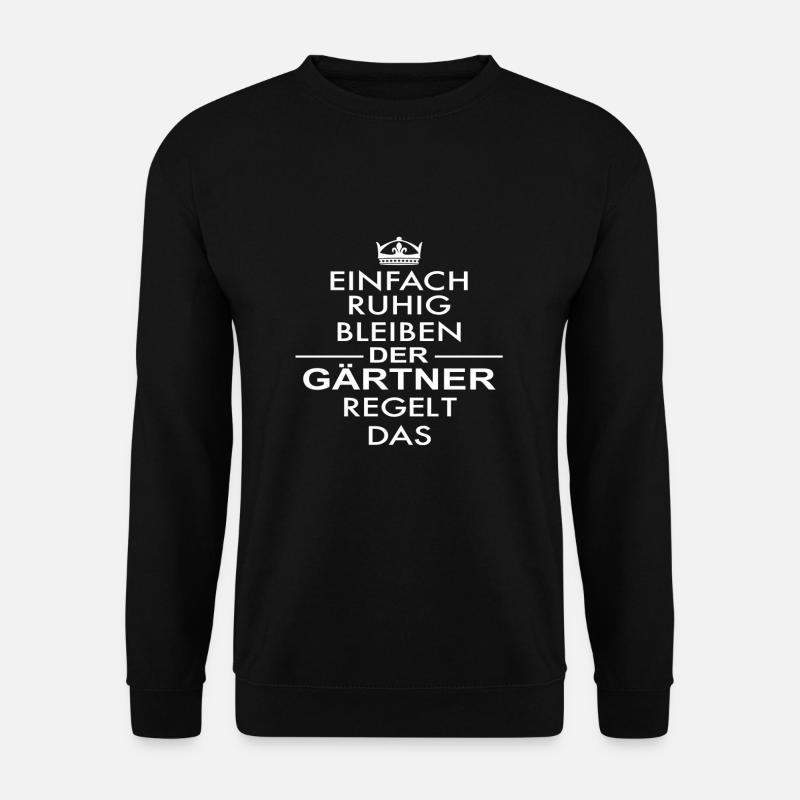 DER GÄRTNER - Unisex Pullover - Schwarz