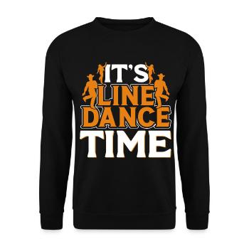 Line Dance Western Tänzer Line Dance Western - Unisex Pullover - Schwarz - Vorne - Alina (178cm) & Michal (187cm)