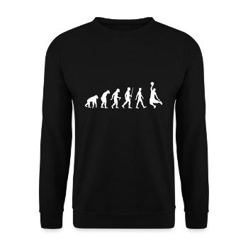 Evolution basketball - Unisex Sweatshirt - black - Front - Alina (178cm) & Michal (187cm)