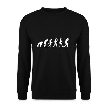 Evolution Photograph - Unisex Pullover - Schwarz - Vorne - Alina (178cm) & Michal (187cm)