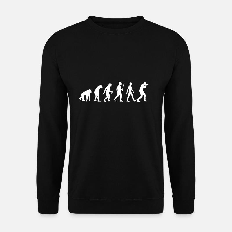 Evolution Photograph - Unisex Pullover - Schwarz