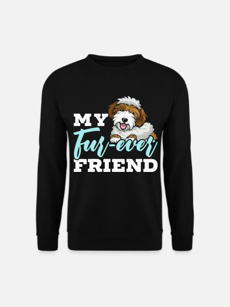 Cute Sheepadoodle Dog - Unisex Sweatshirt - black