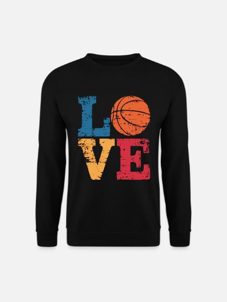 Basketball Love - Unisex Sweatshirt - black