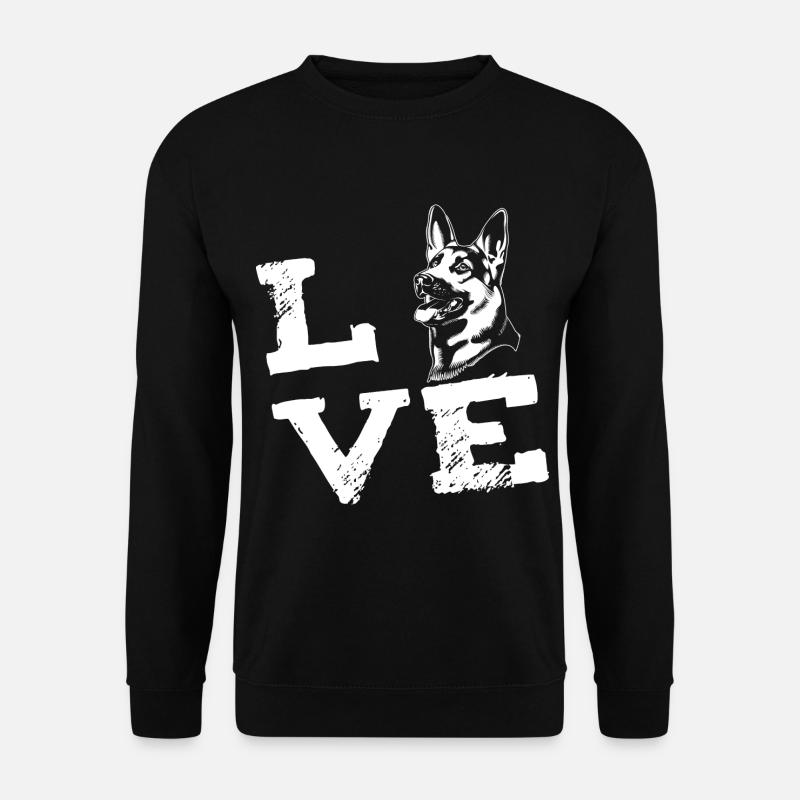 LOVE - German Shepherd - German Shepherd - Unisex Sweatshirt - black