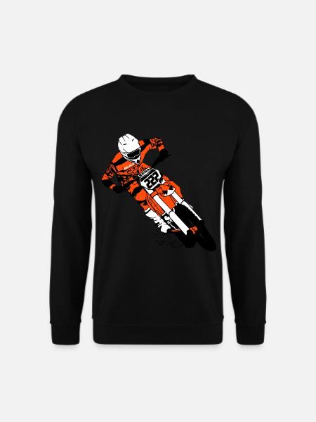 Moto Cross - motocross - Unisex Pullover - Schwarz