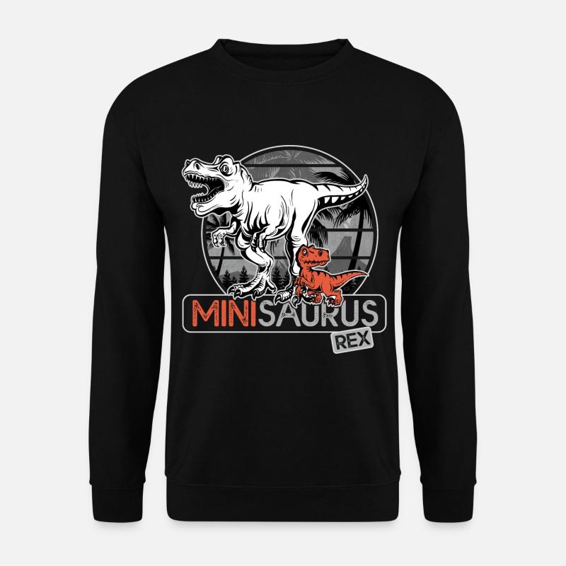Minisaurus rex Cadeau garçon dinosaure - Sweat-shirt Unisexe - noir