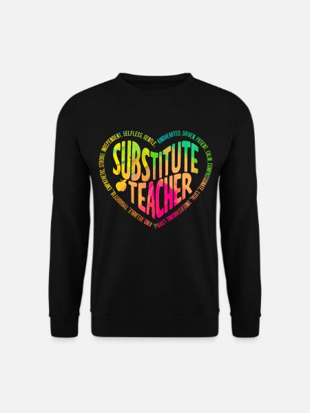 Cool Pride Passion Enseignant suppléant - Sweat-shirt Unisexe - noir