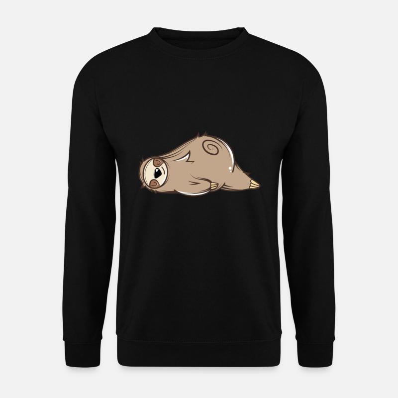 Sleeping sloth - Unisex Sweatshirt - black