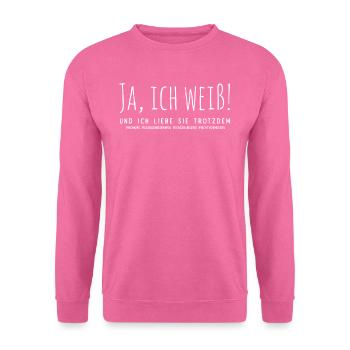 Sarkastisches Momlife Muttertag Geschenk Mama - Unisex Pullover - Pink - Vorne