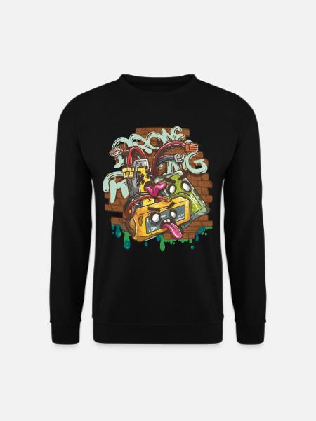 FPV Drohnen Pilot Freestyle RC Racing Drohnen - Unisex Pullover - Schwarz