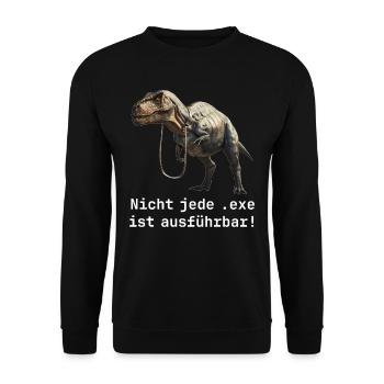 Programmierer Spruch Informatik Computer Geek - Unisex Pullover - Schwarz - Vorne - Alina (178cm) & Michal (187cm)