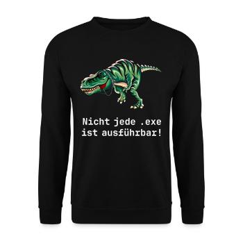 Programmierer Spruch Informatik Computer Geek - Unisex Pullover - Schwarz - Vorne - Alina (178cm) & Michal (187cm)