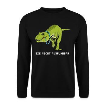 Cybersecurity IT-Sicherheit Computer Techniker - Unisex Pullover - Schwarz - Vorne - Alina (178cm) & Michal (187cm)