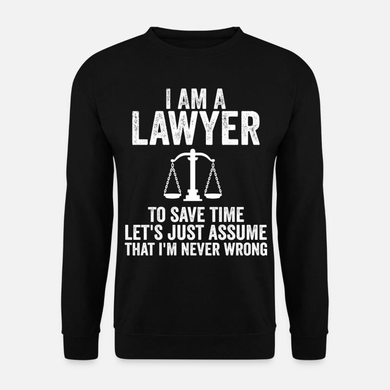 Ich bin Anwalt - Unisex Pullover - Schwarz