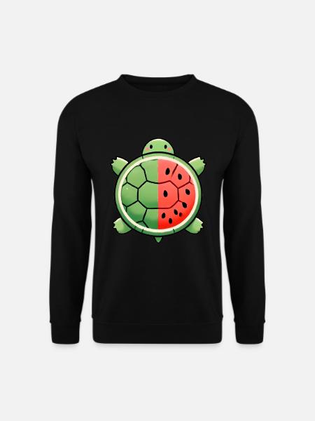 Natures Sweet Blend Watermelon Turtle - Unisex Sweatshirt - black