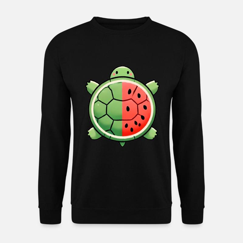 Natures Sweet Blend Watermelon Turtle - Unisex Sweatshirt - black