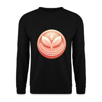 Peach Support Sister Graphic Tee - Unisex Sweatshirt - black - Front - Alina (178cm) & Michal (187cm)